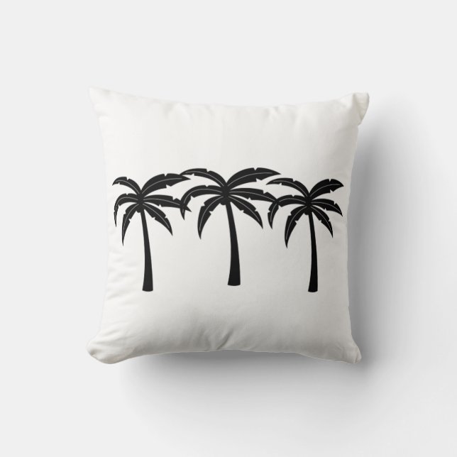 Almofada Palmeiras tropicais (Frente)