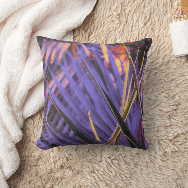 Almofada Palmetto Blue Abstrato (Cobertor)