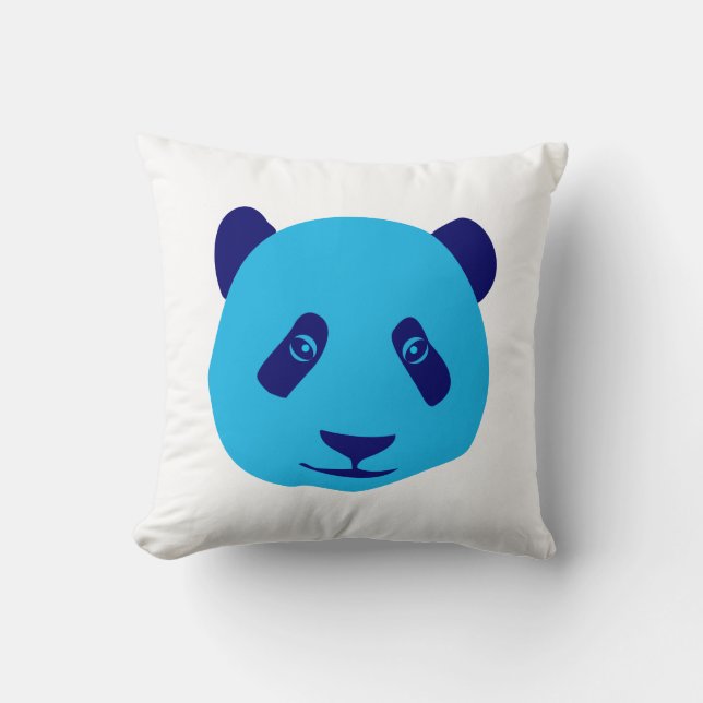 Almofada Panda - Azul (Frente)