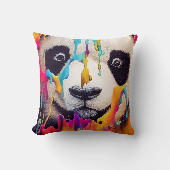 Almofada Panda Bear Animal Discovery Nature (Frente)