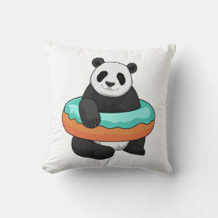 Almofada Panda com Rosquinha