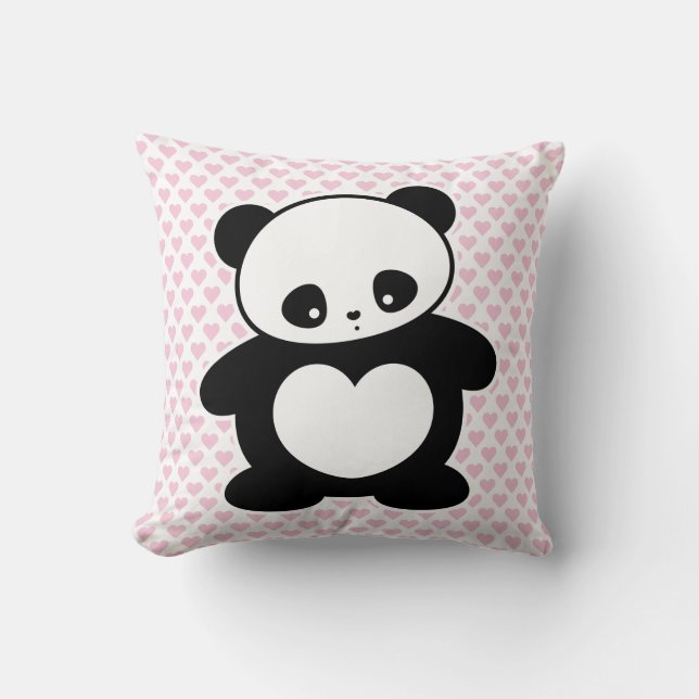 Almofada Panda de Kawaii (Frente)