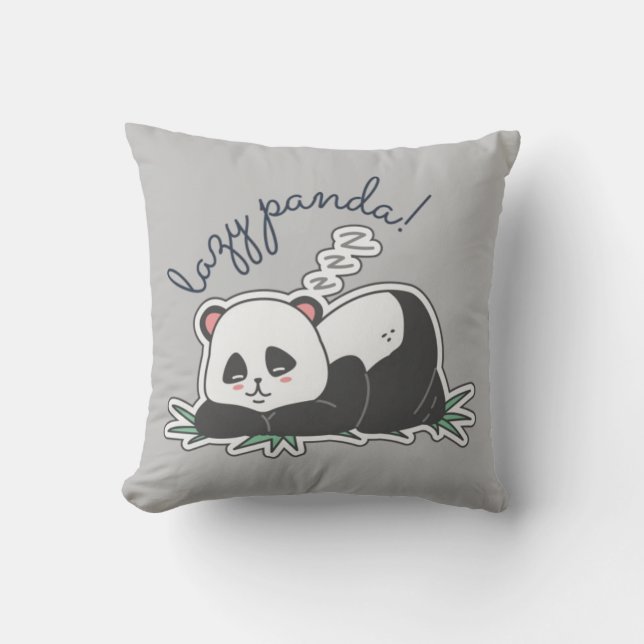 Almofada Panda preguiçosa (Frente)