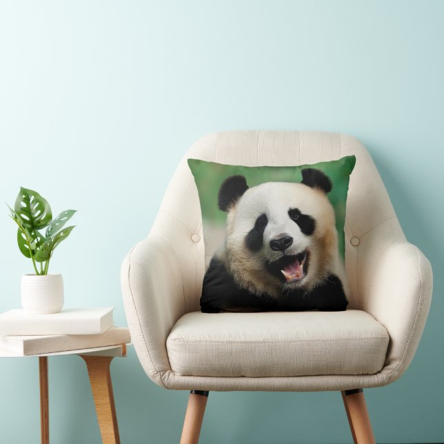 Almofada Panda Rindo (Cadeira)