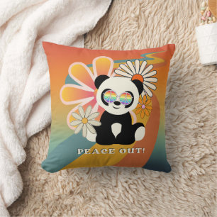 Almofada Panda Tranquilidade Colorida