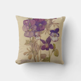 Almofada Pansy de Madeira por Charles Mackintosh