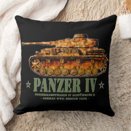 Almofada Panzer IV Guerra Mundial 2.ª Divisão Média Alemã W
