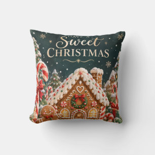 Almofada Pão de gengibre personalizado Natal com Doce, bolo