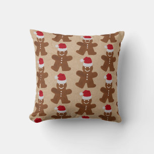Almofada Pão de Natal bonito Homem Cookies Kraft