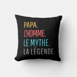 Almofada Papa l'homme le mythe la légende