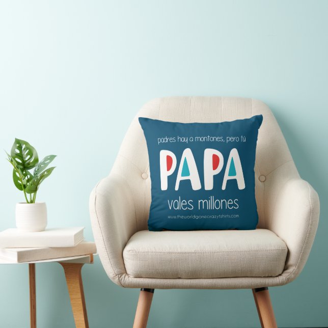 Almofada Papa vales millones (Cadeira)
