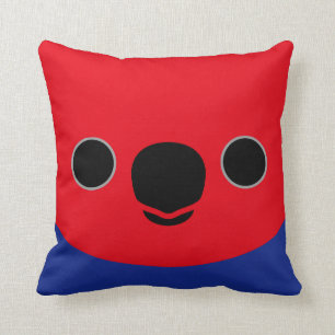 Almofada Papagaio de Eclectus (fêmea)