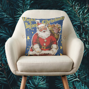 Almofada Papai Noel Antigo, Era a Noite Antes do Natal