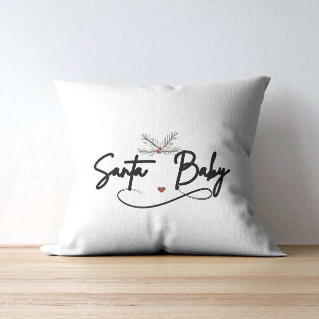 Almofada Papai noel Baby - Script Flirty Holiday (Criador carregado)
