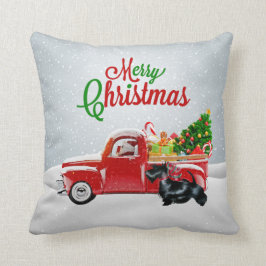 Almofada Papai noel, caminhão vermelho, Natal Pillo de