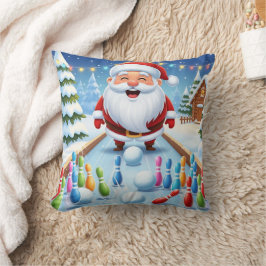 Almofada Papai Noel de Boliche Personalizado 