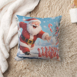 Almofada Papai Noel de Boliche Personalizado 