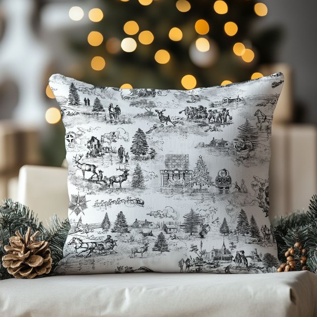 Almofada Papai Noel de Natal Vintage (Criador carregado)