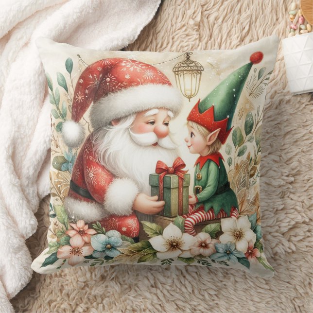 Almofada Papai Noel e Elfo 5 (Cobertor)