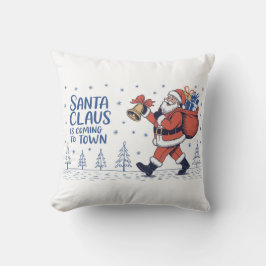 Almofada Papai Noel está chegando à cidade