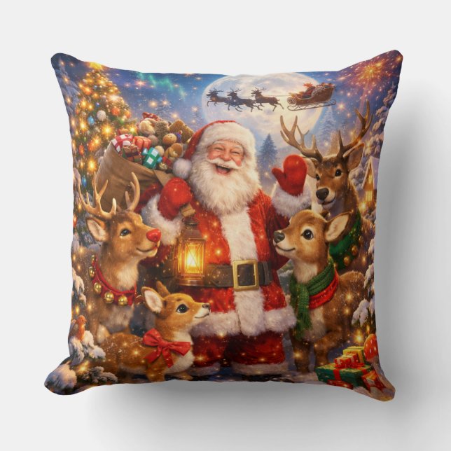Almofada Papai Noel Fofo (Frente)