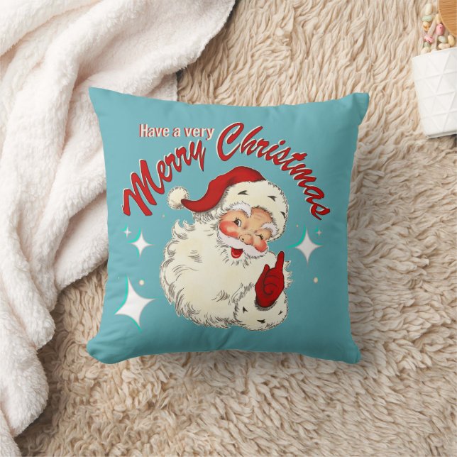 Almofada Papai Noel Nº 4 Feliz Natal (Cobertor)
