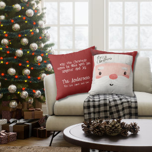 Almofada Papai Noel Personalizado Feliz Natal
