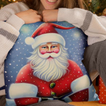 Papai Noel retrô charmoso e fofo