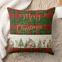 Papai noel Workshop Elves Red Green Natal Tartan