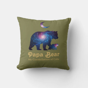 Almofada Papai Urso Cósmico & Filhote