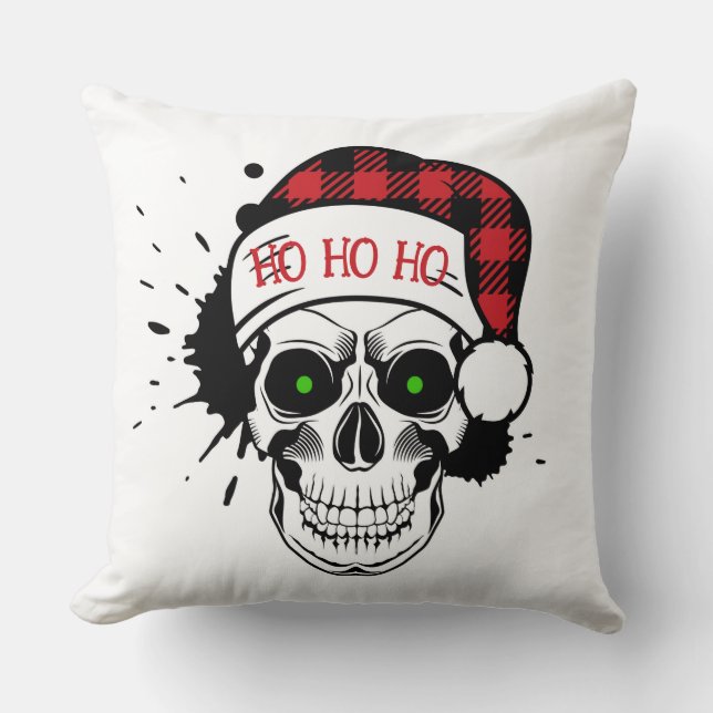 Almofada Papais noeis - Caveira (Frente)