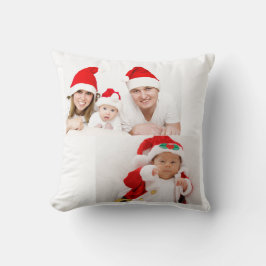Almofada Papais noeis de Colagem de Fotos da Família Person