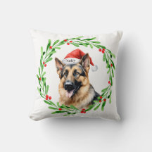 Papais noeis de German shepherd de Cão de Natal