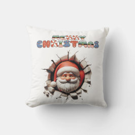 Almofada Papais noeis de Natal Impressão Cushion 3D Decênci