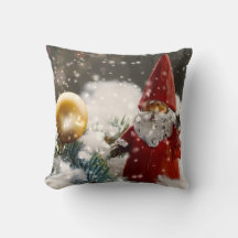 Papais noeis de Natal na neve