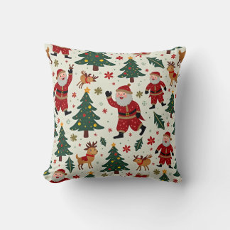 Almofada Papais noeis de Natal Rudolph Cushion