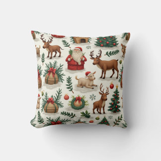 Almofada papais noeis de natal rudolph cushion