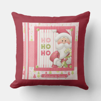 Almofada Papais noeis de Natal Travesseiro decorativo decor