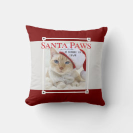 Almofada Papais noeis Paws Estão Chegando Ao Natal Da Cidad