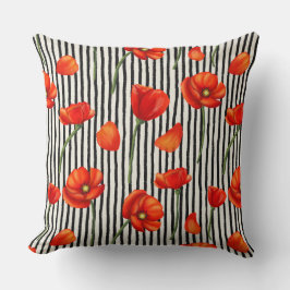 Almofada Papas e padrões de listras