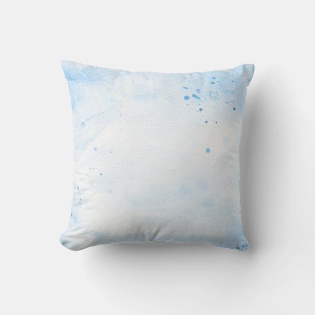 Almofada Papel de cor azul-aquática de fundo (Frente)