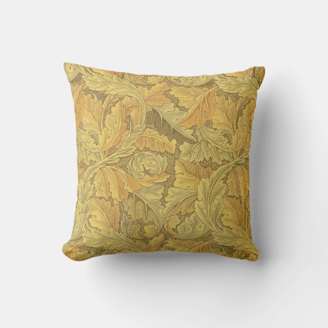 Almofada Papel de parede do Acanthus de William Morris (Frente)