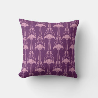 Almofada Papel de parede flexível - Design violeta rosa