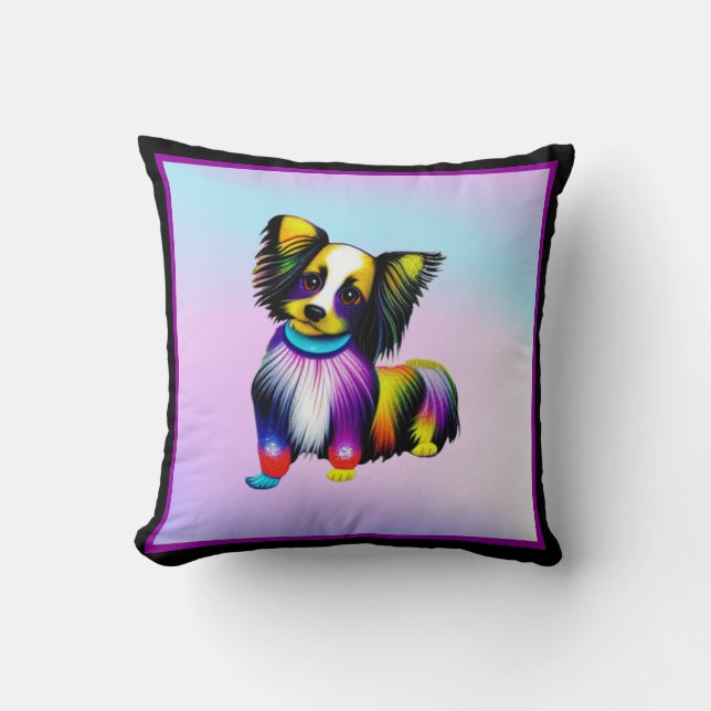 Almofada Papillion Pop Art Pastel (Frente)