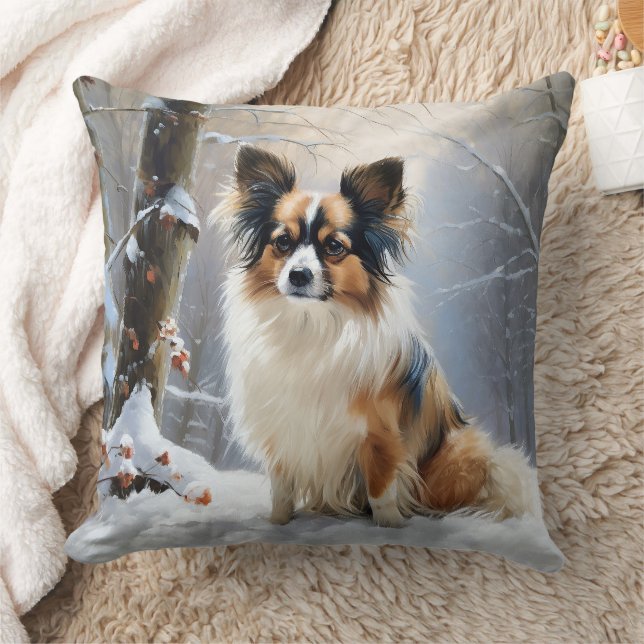 Almofada Papillon Let It Snow Natal  (Cobertor)