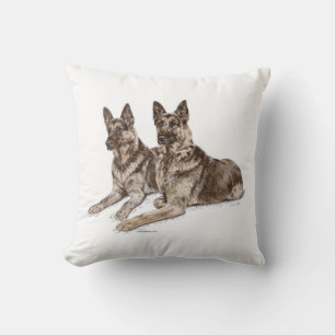 Almofada Par de Cães German shepherd