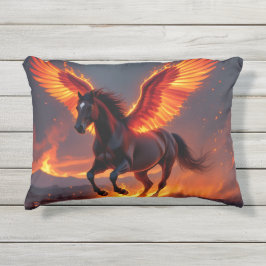 Almofada Para Ambientes Externos „2026 – Das Jahr des Feuerpferds“