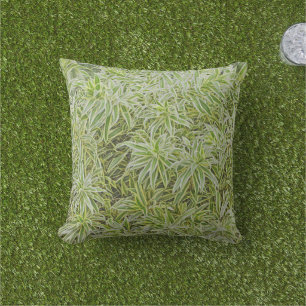 ALMOFADA PARA AMBIENTES EXTERNOS A "MASSA DA PLANTA VERDE E BRANCA SAE "