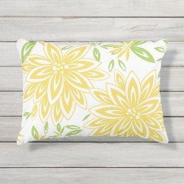 ALMOFADA PARA AMBIENTES EXTERNOS AMARELO DE MANTEIGA EXTERIOR CHIQUE DE