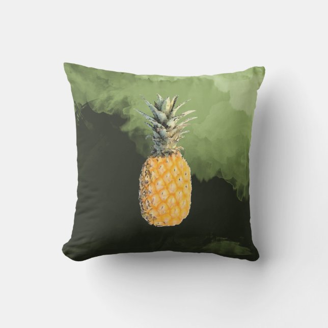 Almofada Para Ambientes Externos ananás e bananas (Frente)